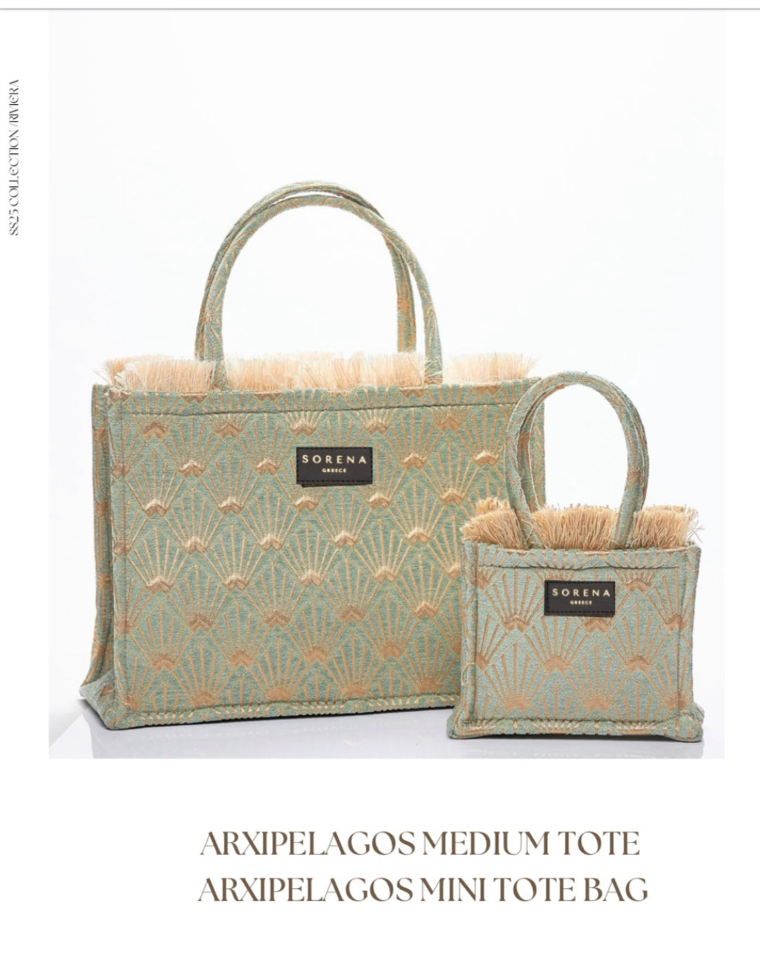 Sorena Arxipelagos Mini Greece Tote Bag