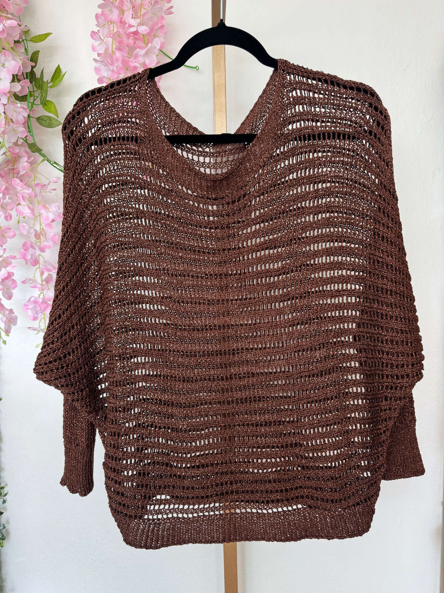 Italian Mesh Shirt Brown