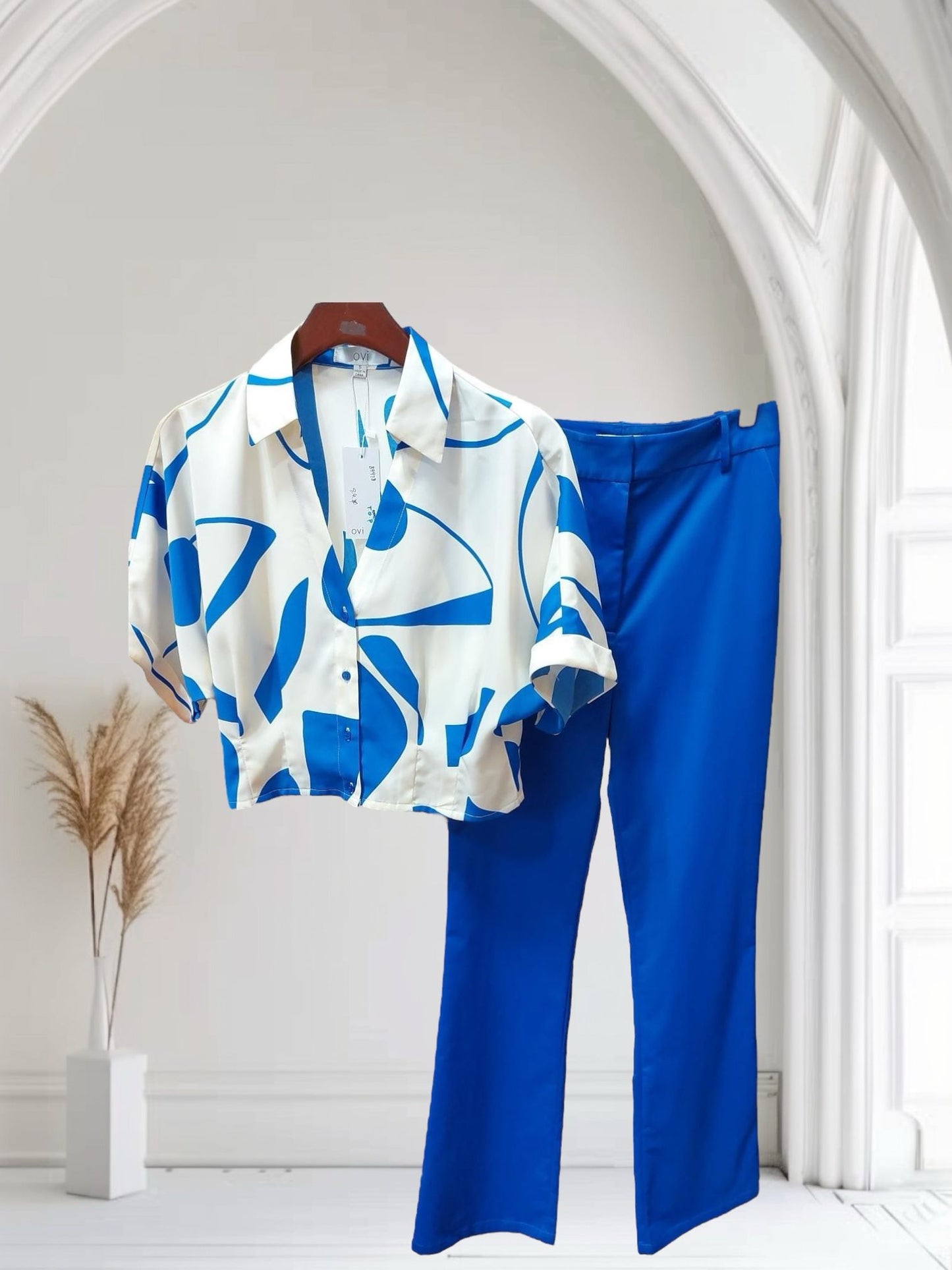 Blue Print Ovi Top