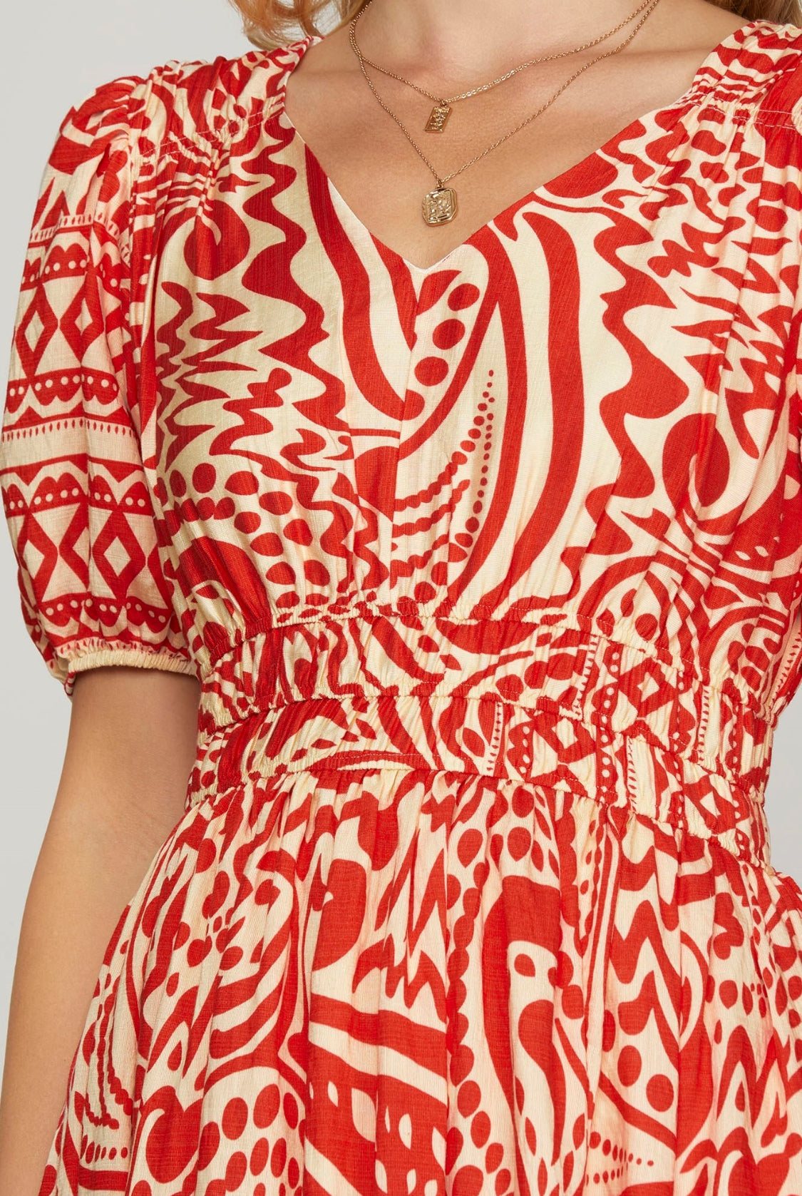 Short sleeve Midi Dress with Pockets