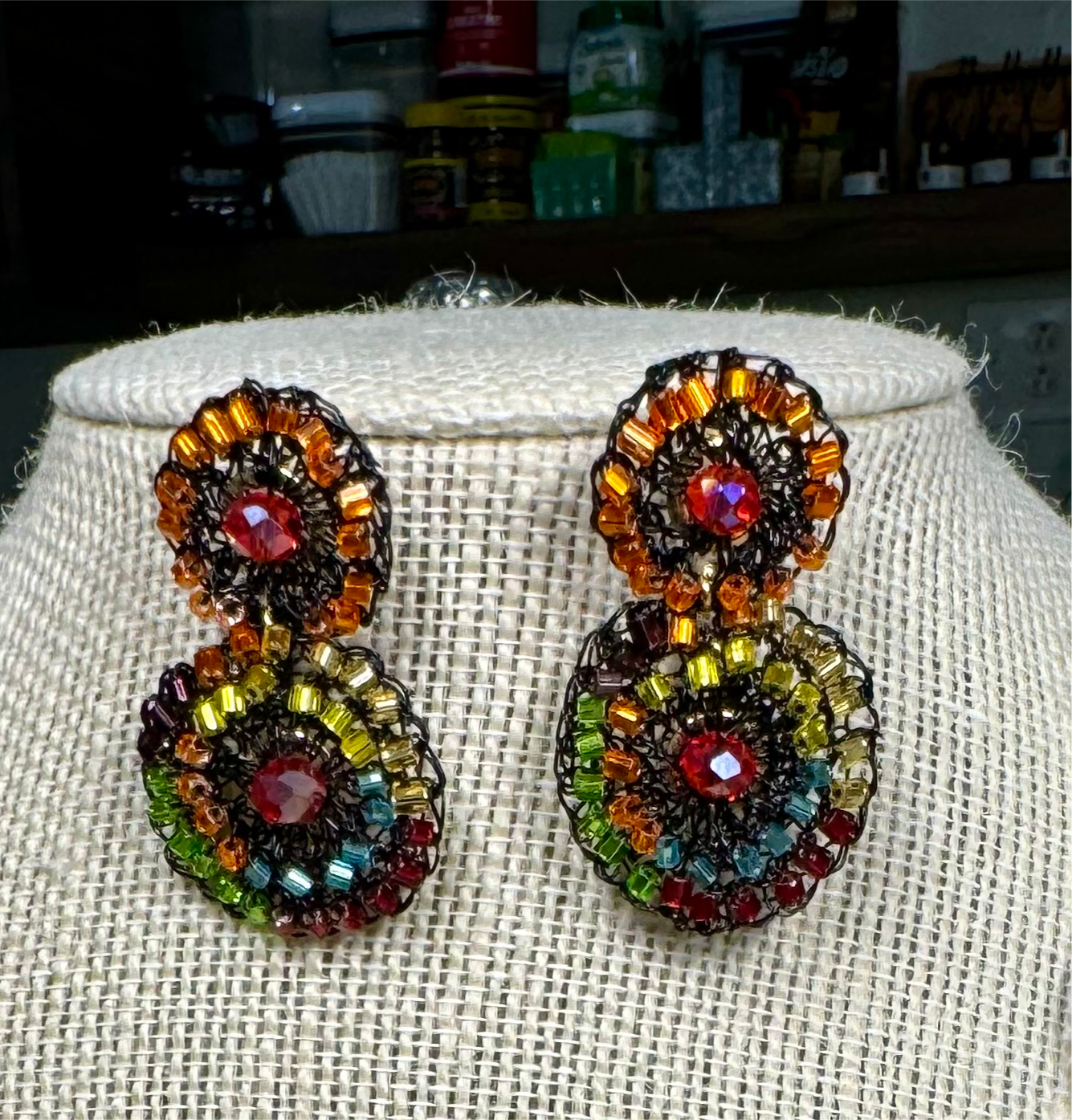 Lavish Earrings With Stones