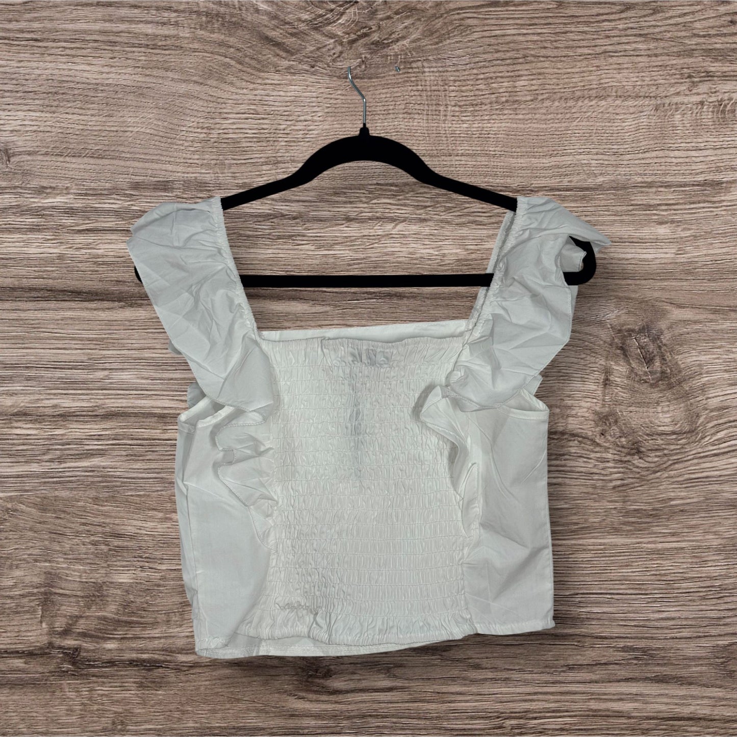 Maxi Ruffle Skirt & Top White Set