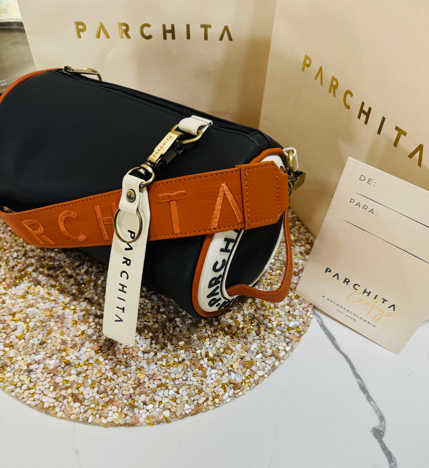Cartera Parchita cilindro