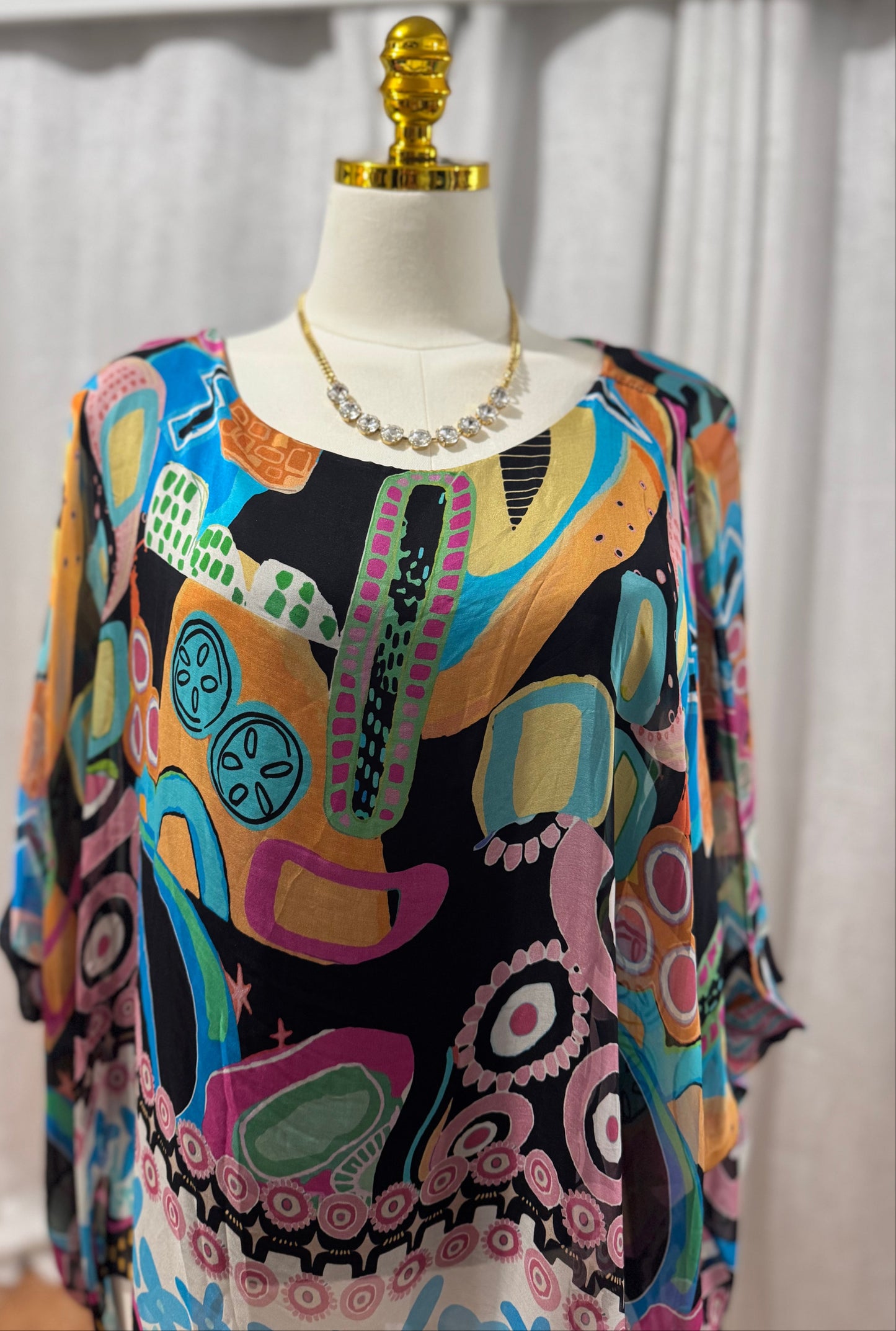 Colorful Italian Collection Blouse