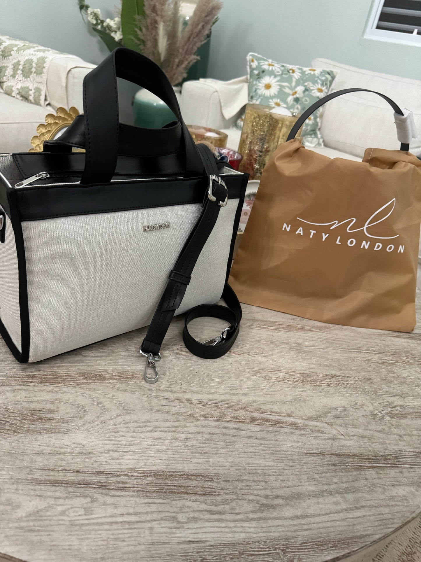 Naty London Bag Mini Shopper black