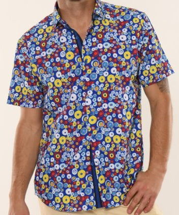 Men's short sleeve shirt multi