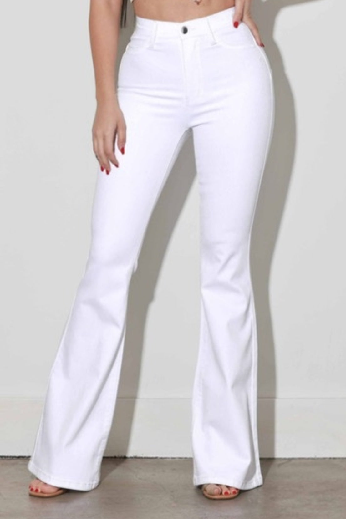 White Denim with Flare