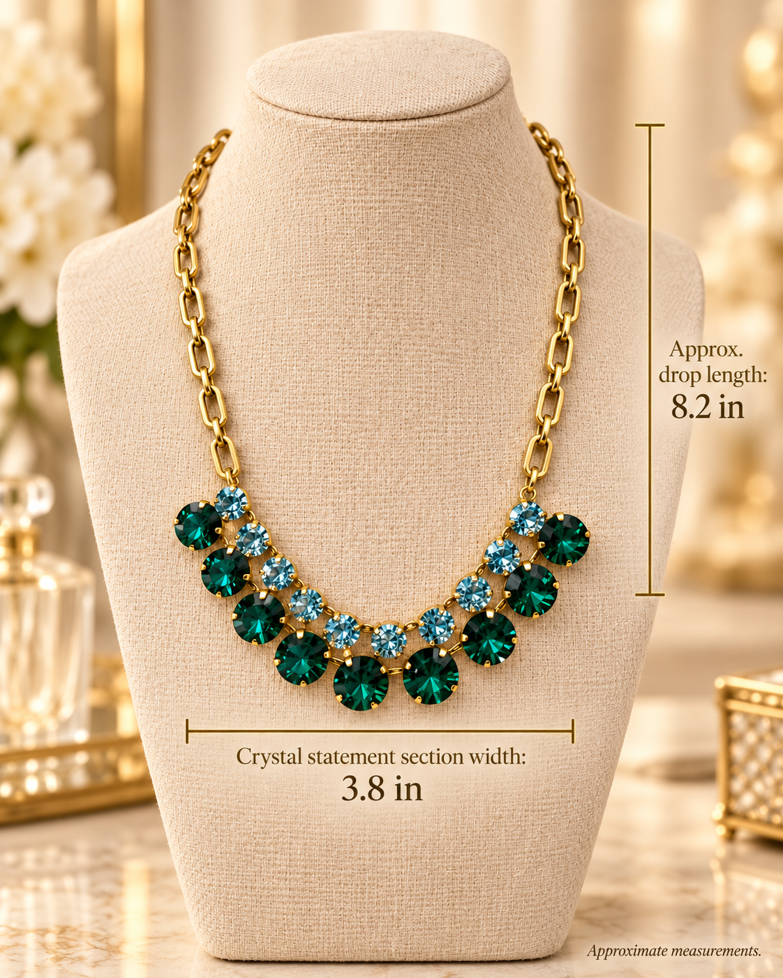TOVA Vivica Necklace in Emerald