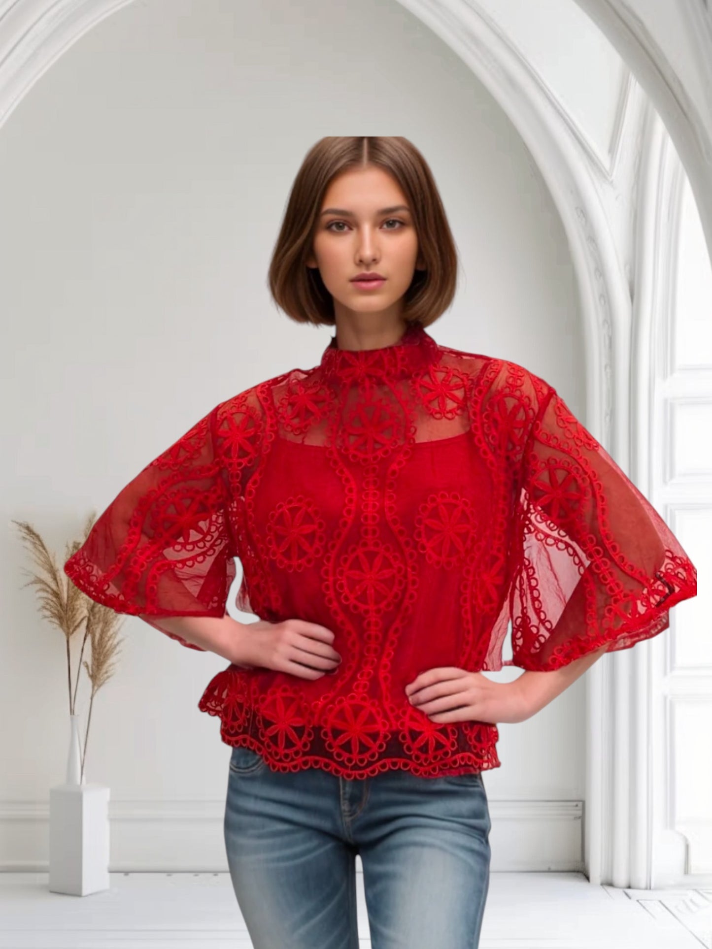N by Nancy Lace Top