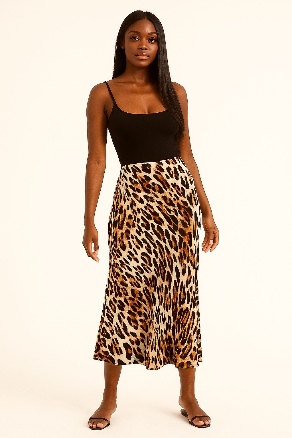 Maxi Skirt Animal Print