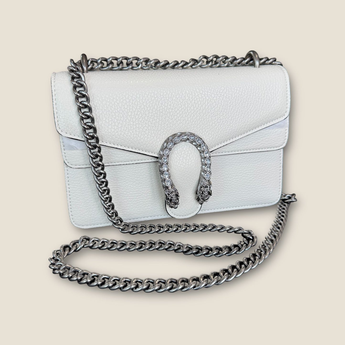 Inspired Designer Ivory Bag Snake