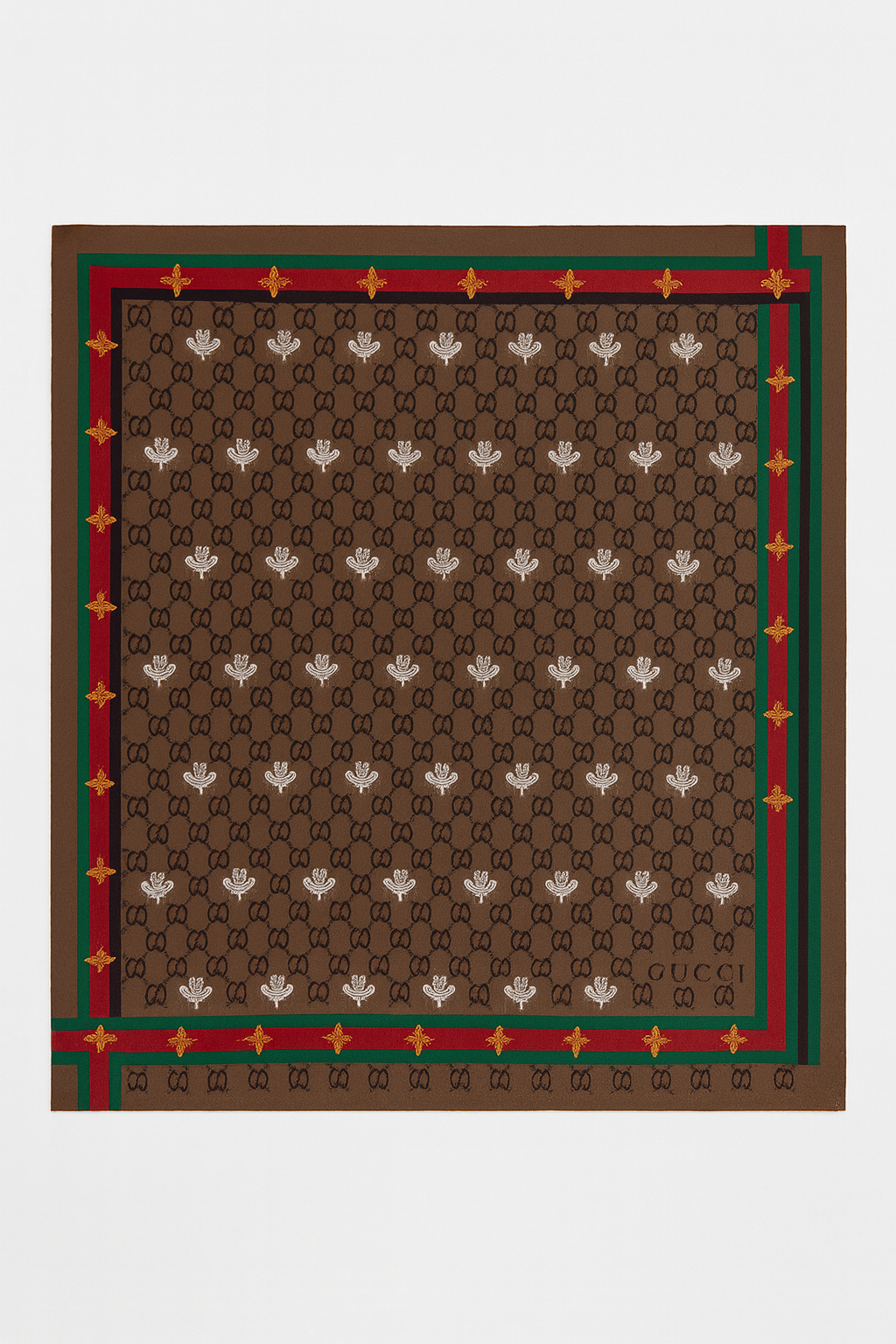 Luxury Designer Inspire Scarf in Brown GG