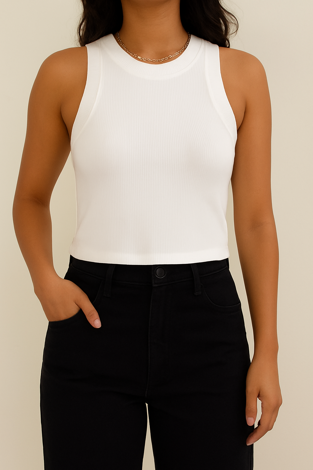 Basic White Top RunAway