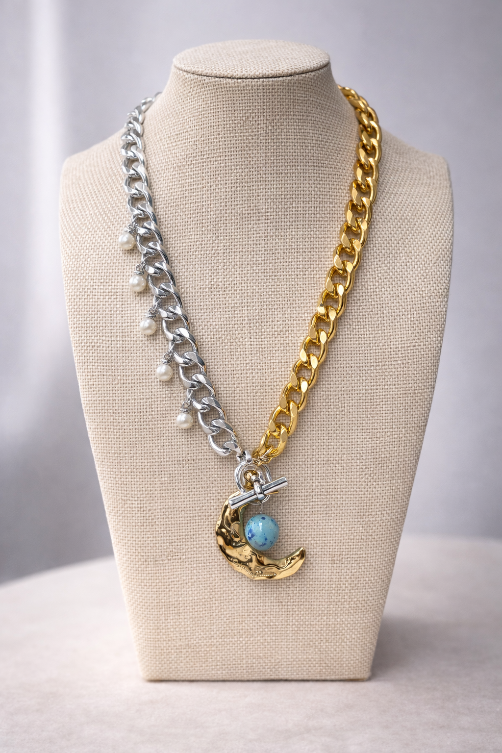 Lunatic Gold-Silver Necklace