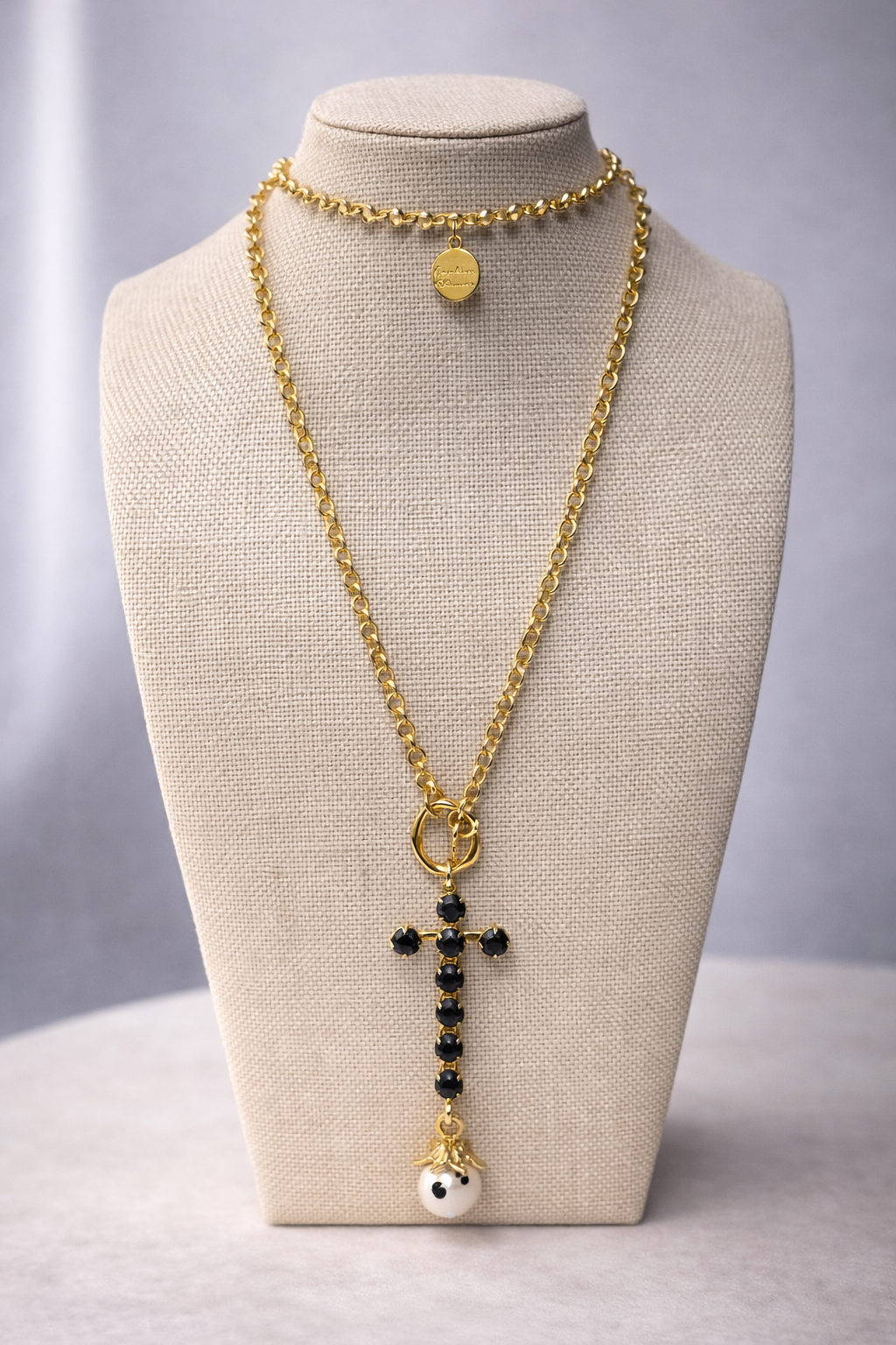 Black Cross Necklace