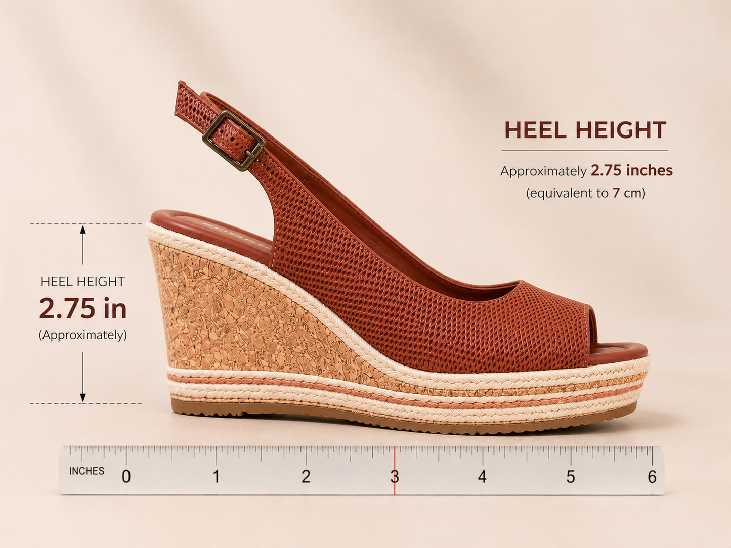 Camel Leather Platform