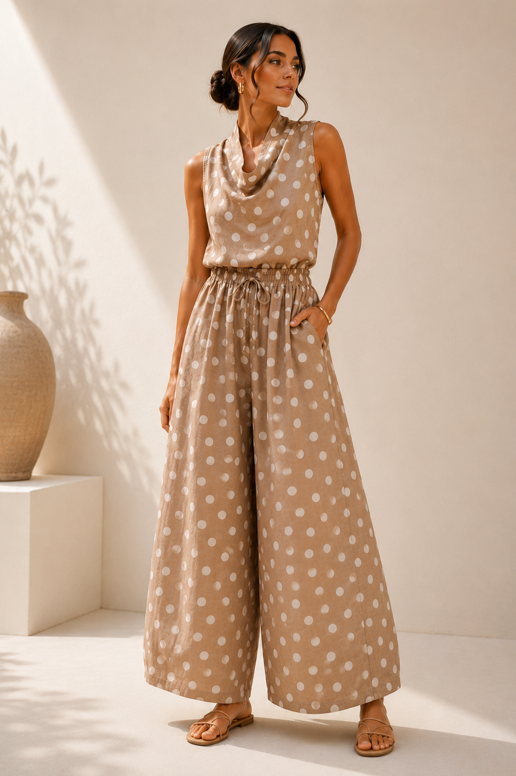 Beige Dots Set