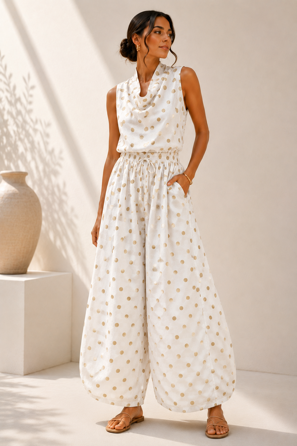 Champagne Dots Set