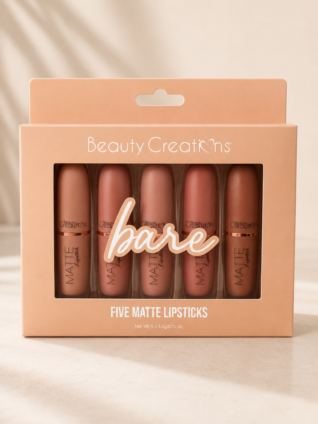Bare Nude Five Matte Lipstick