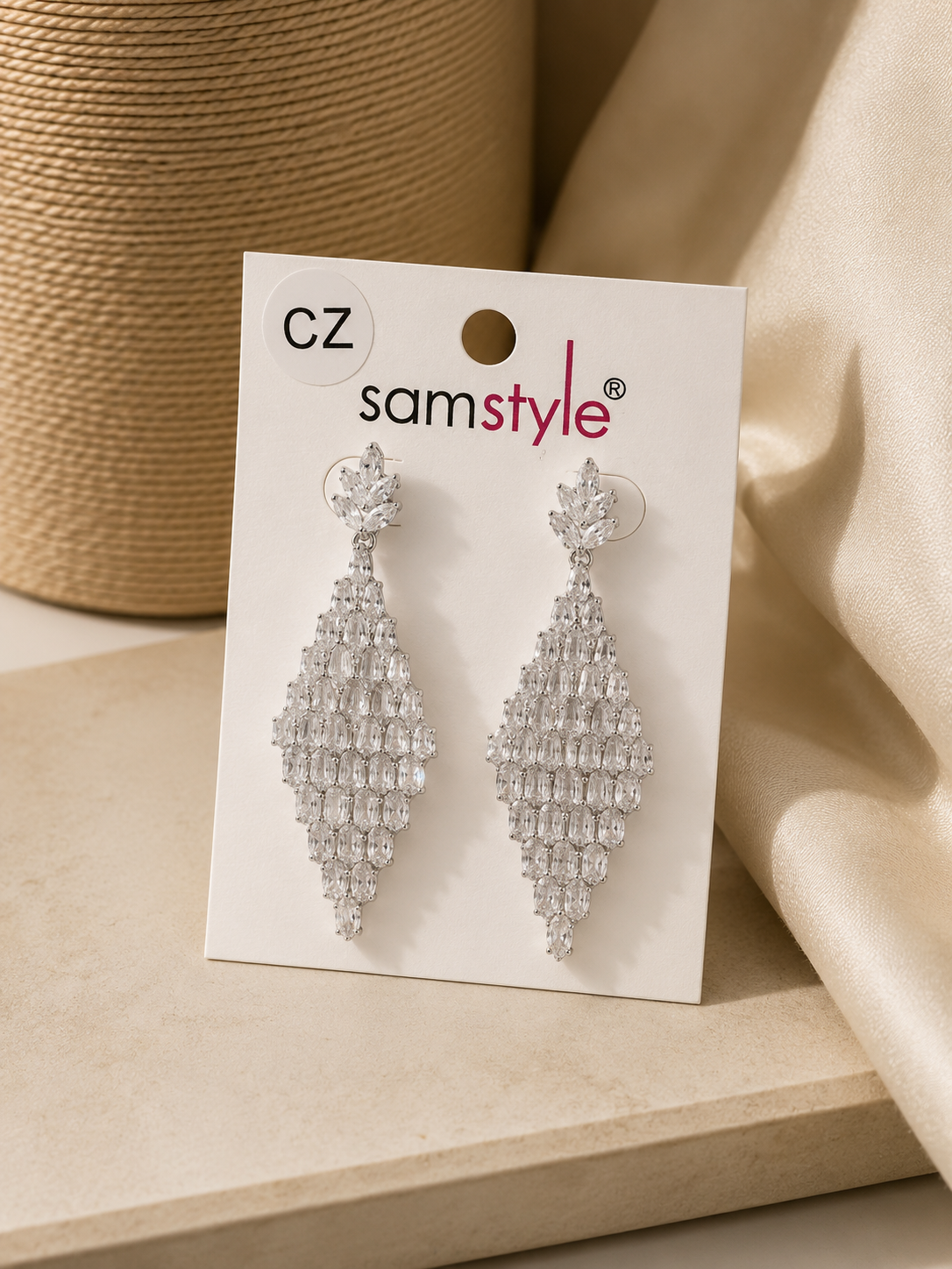 Celestial Crystal Chandelier Earrings