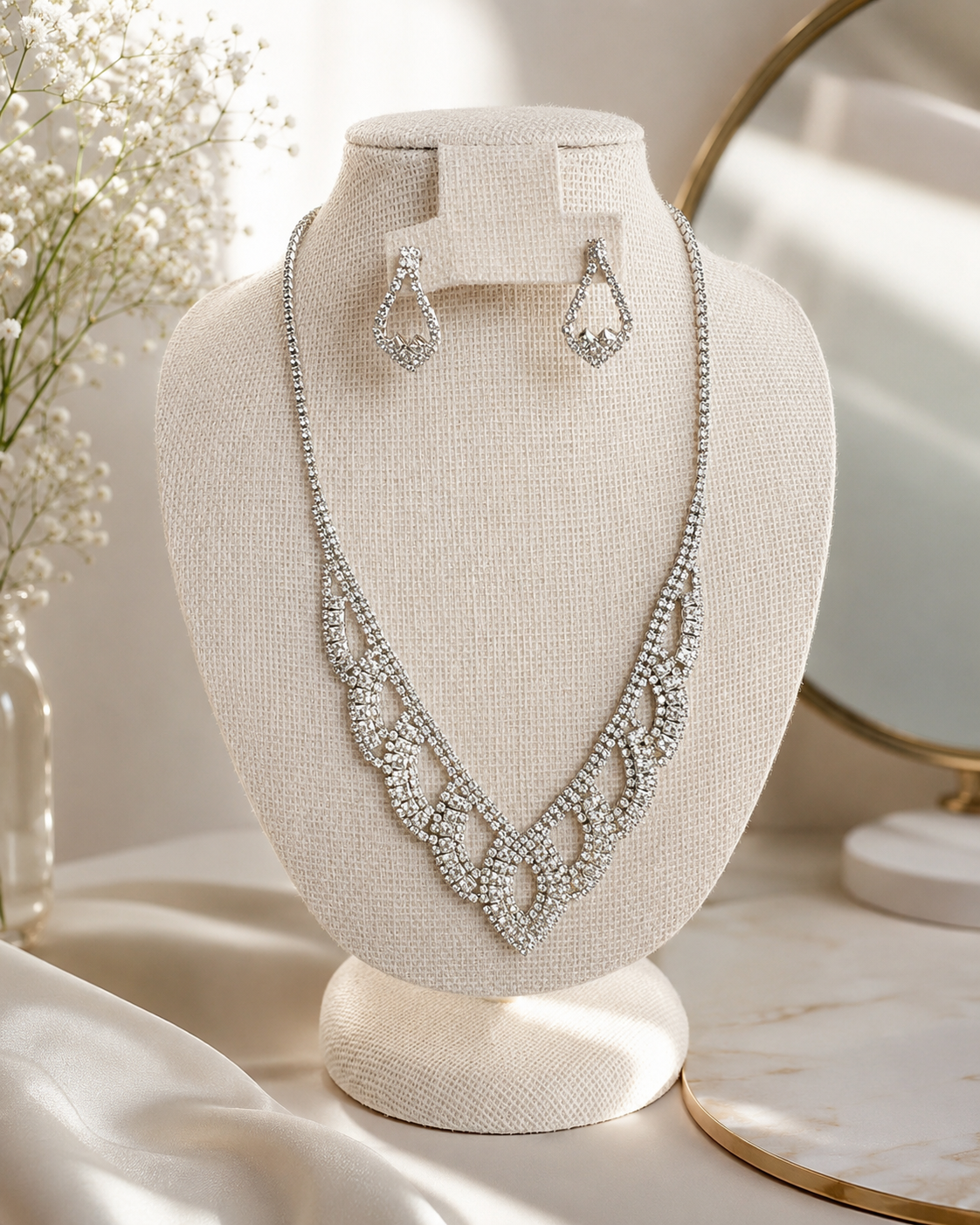 Silver Radiance Crystal Jewelry