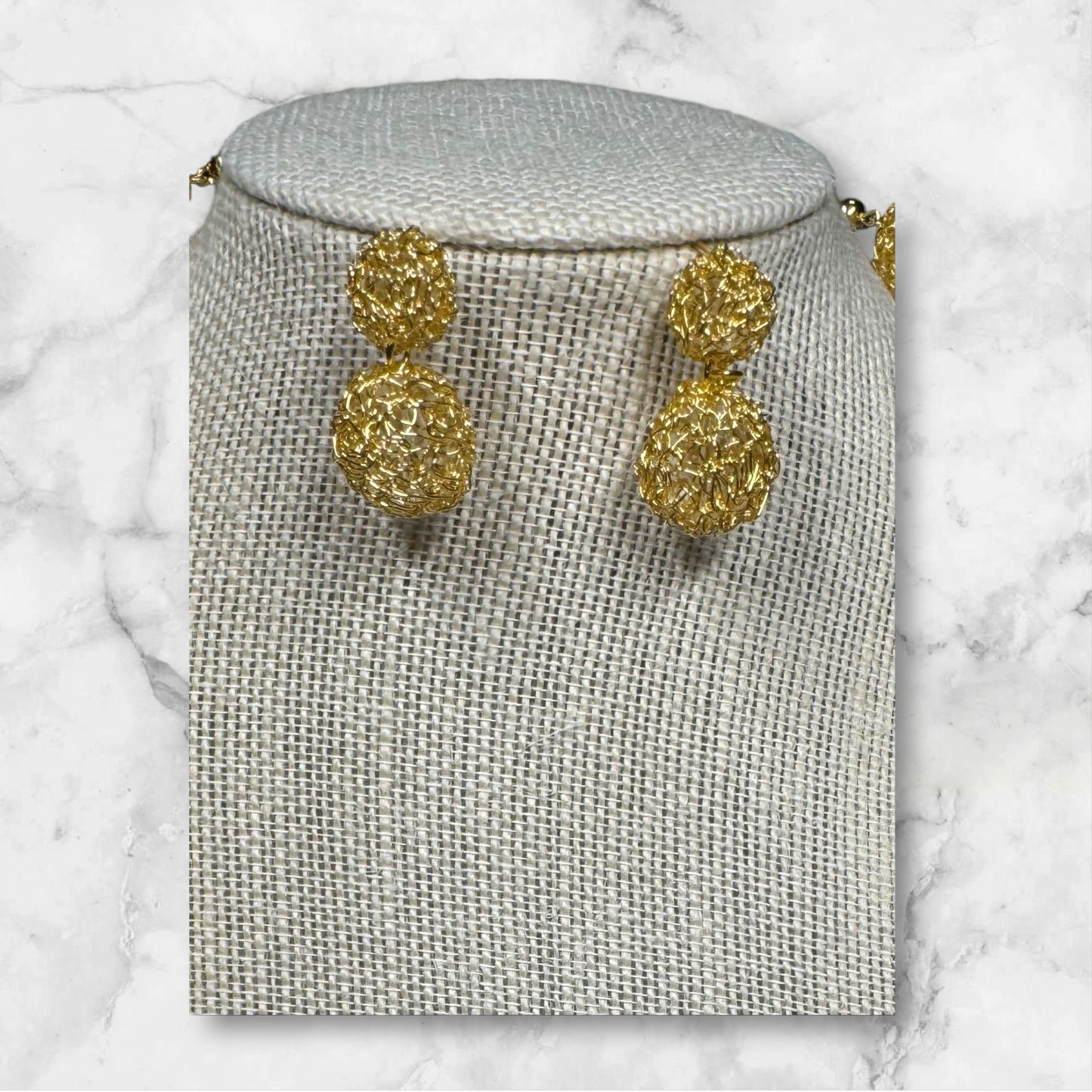 Lavish Gold Plated Earrings