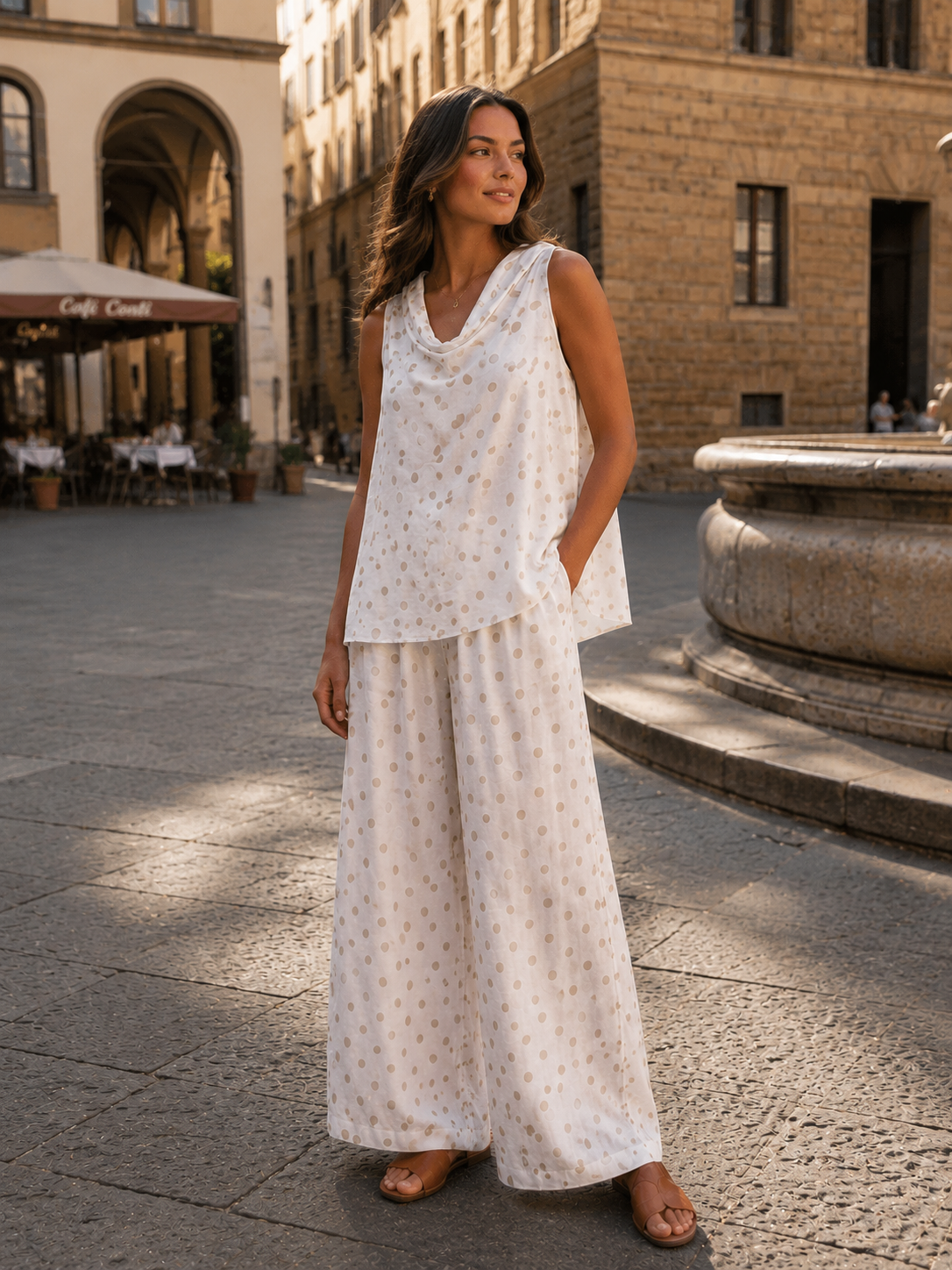 Italian White Dots Set