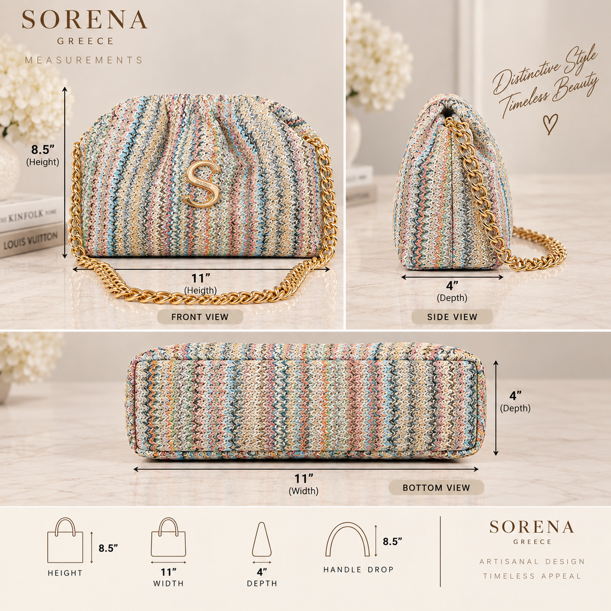 Sorena Noema Bucket Greece Bag