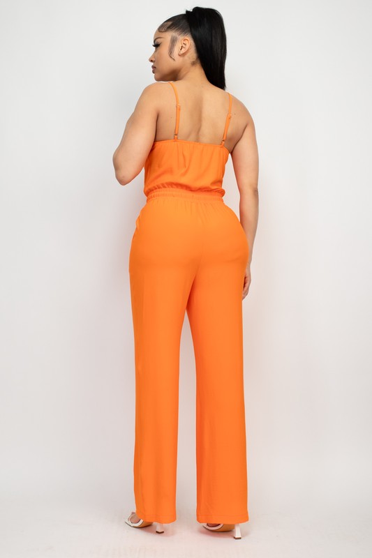 SLEEVELESS JUMPSUIT