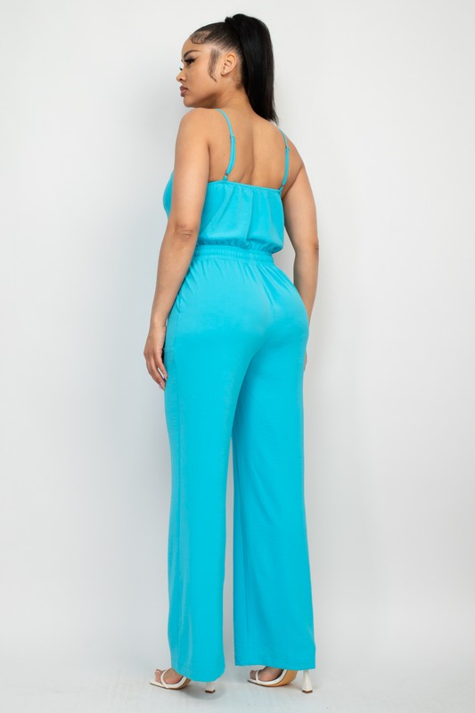 SLEEVELESS JUMPSUIT