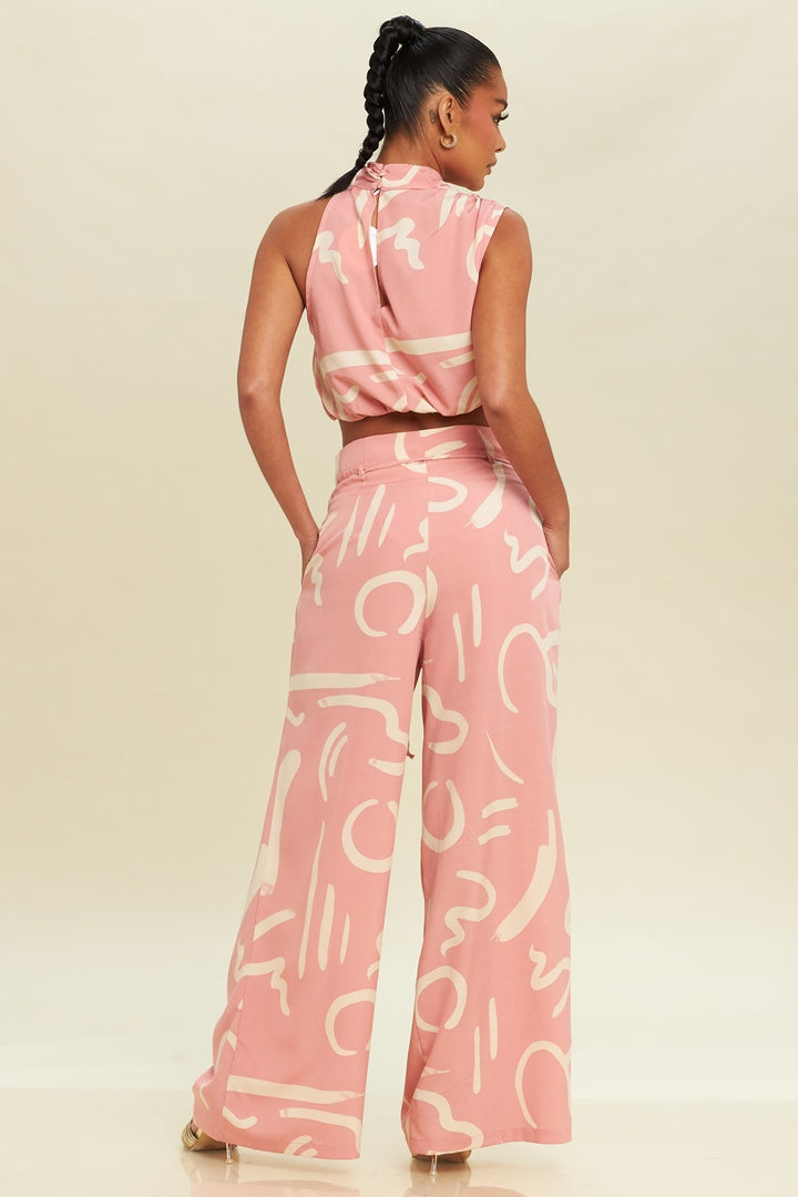 Long Pants Set Pink