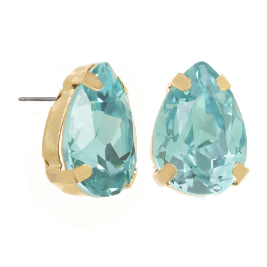 Lumi Studs In Light Turquoise