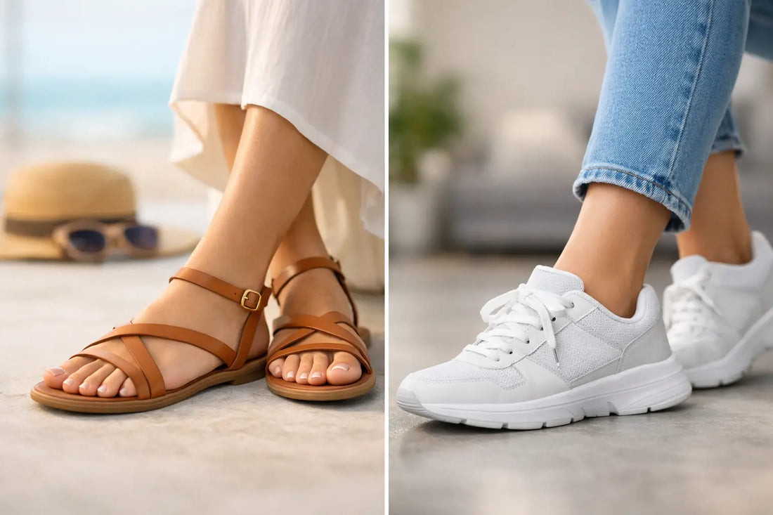 Sandalias o sneakers mujer: qué elegir