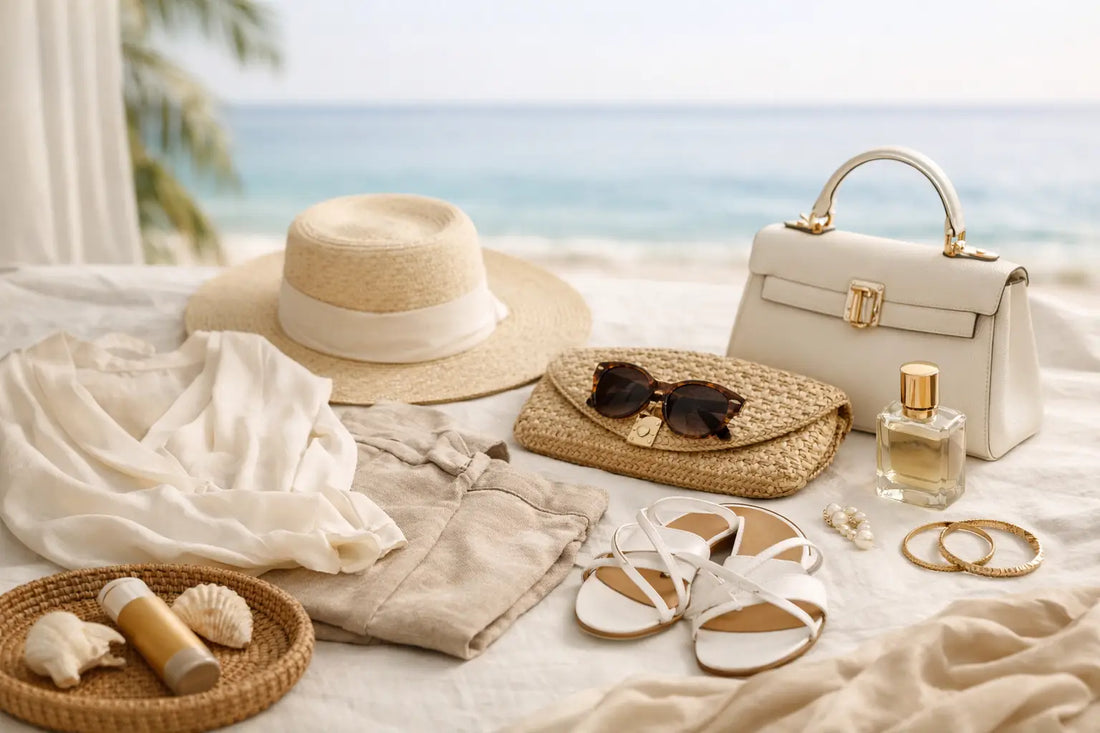 Qué llevar en viaje de playa con estilo elegante
