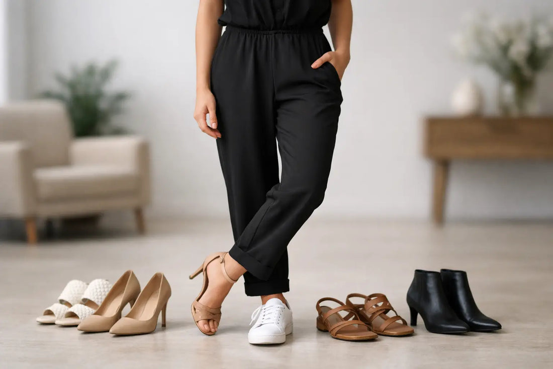 Qué zapatos usar con jumpsuit sin fallar