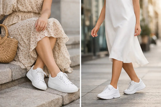 Cómo elegir tenis para vestidos con estilo