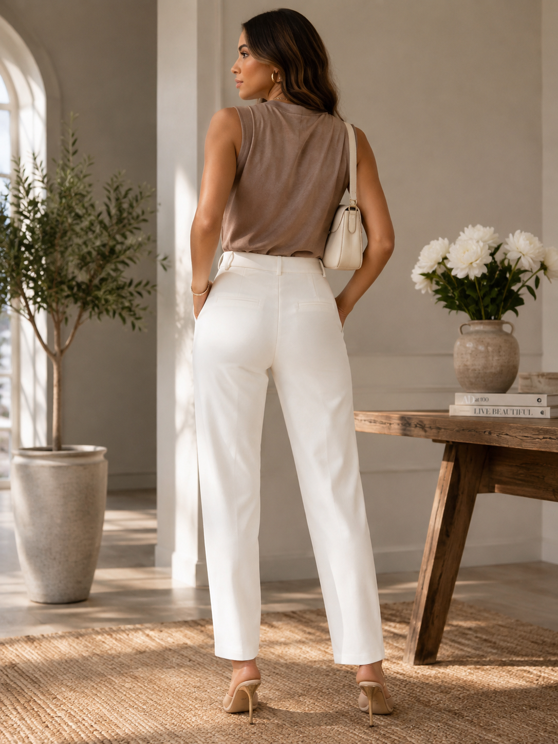 Dress Pants White Ovi