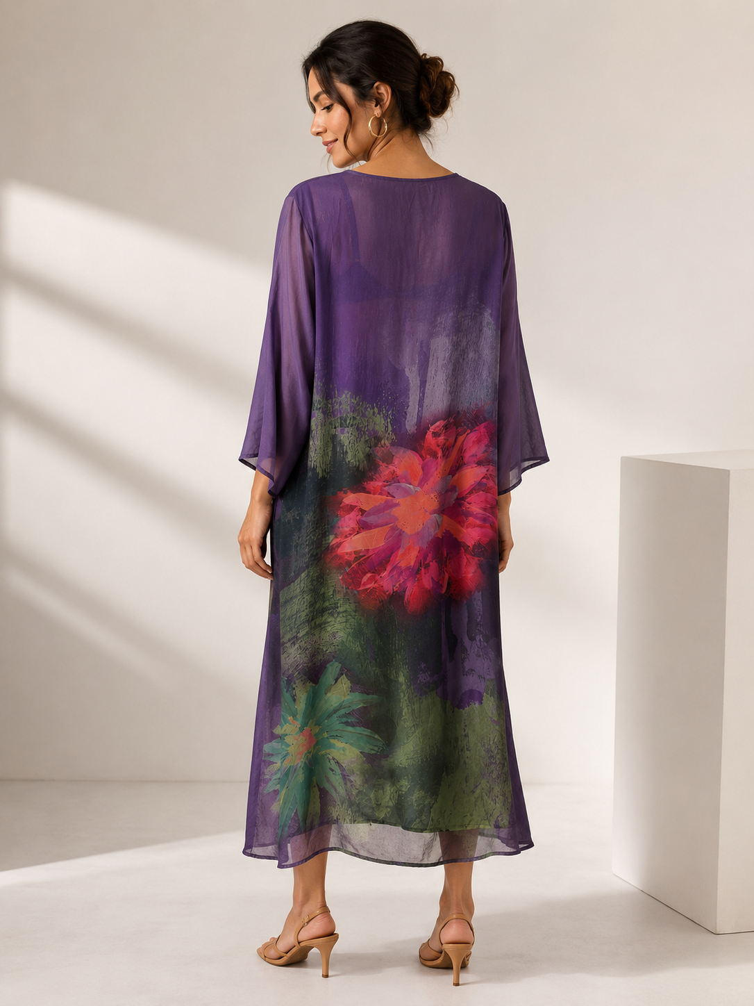 Italian Tunic Dress – Purple