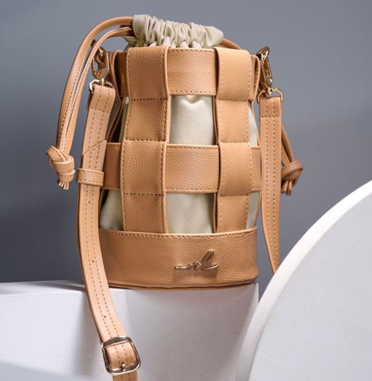 Naty London Bucket Bag Camel