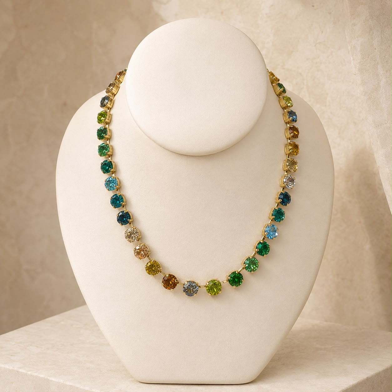 TOVA Oakland Rainbow Necklace