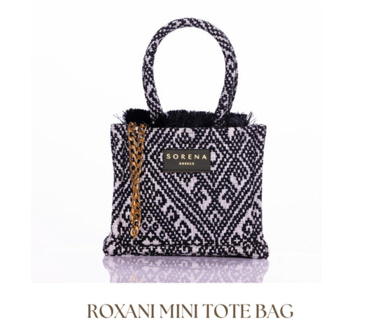 Sorena Roxani Mini Greece Tote Bag