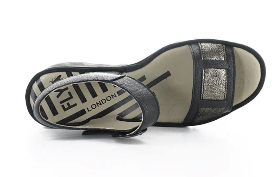 FLY LONDON BEIK618FLY Black/Graphite Mousse/Cool