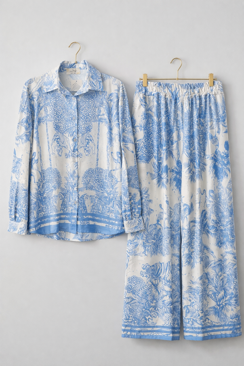 Blue Italian Tropical Set â€“ Luxury Inspired