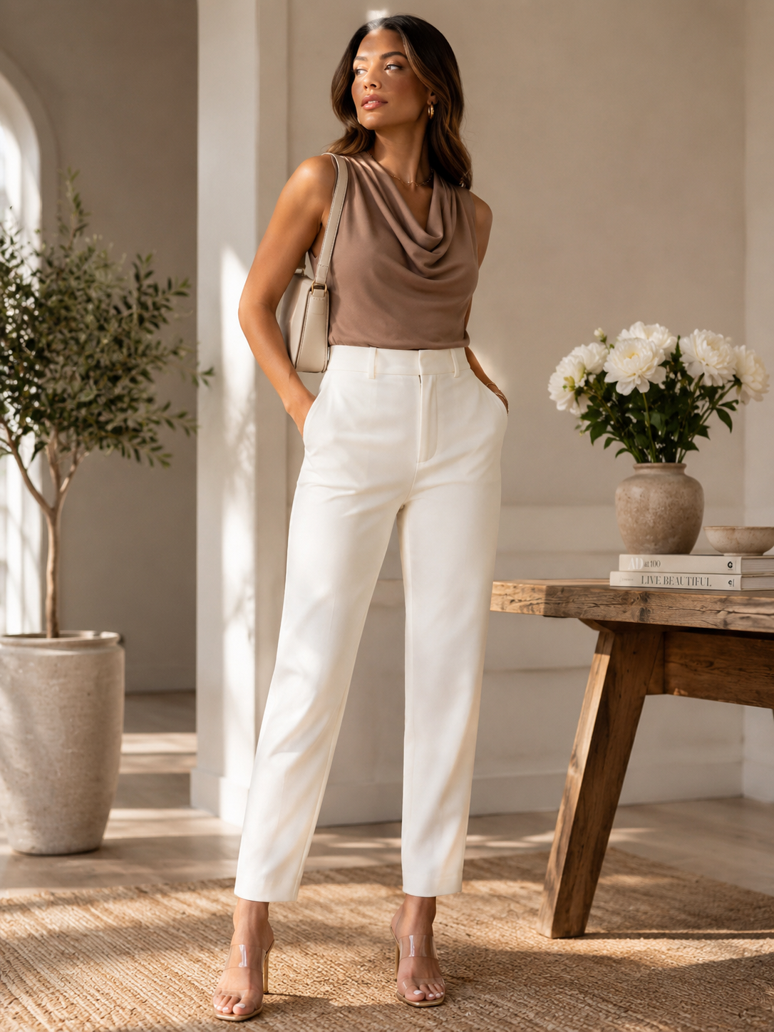Dress Pants White Ovi