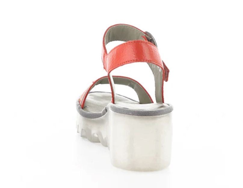 FLY LONDON BEIK618FLY Red Mousse/Cool