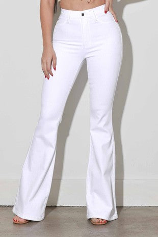 High Waisted Core Flare Jeans