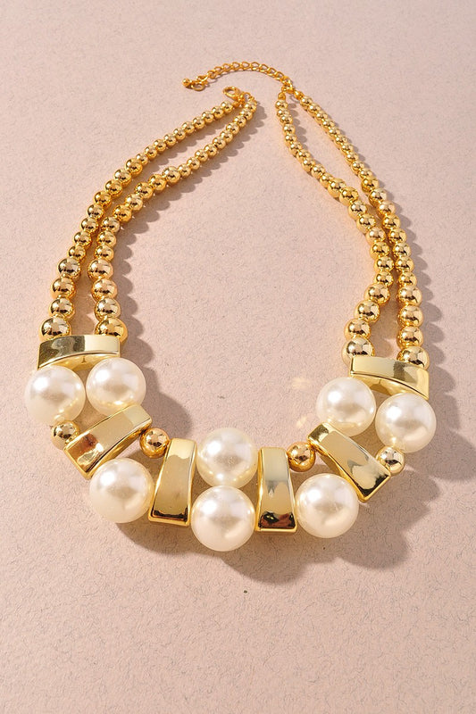 Multi Pearl Necklace