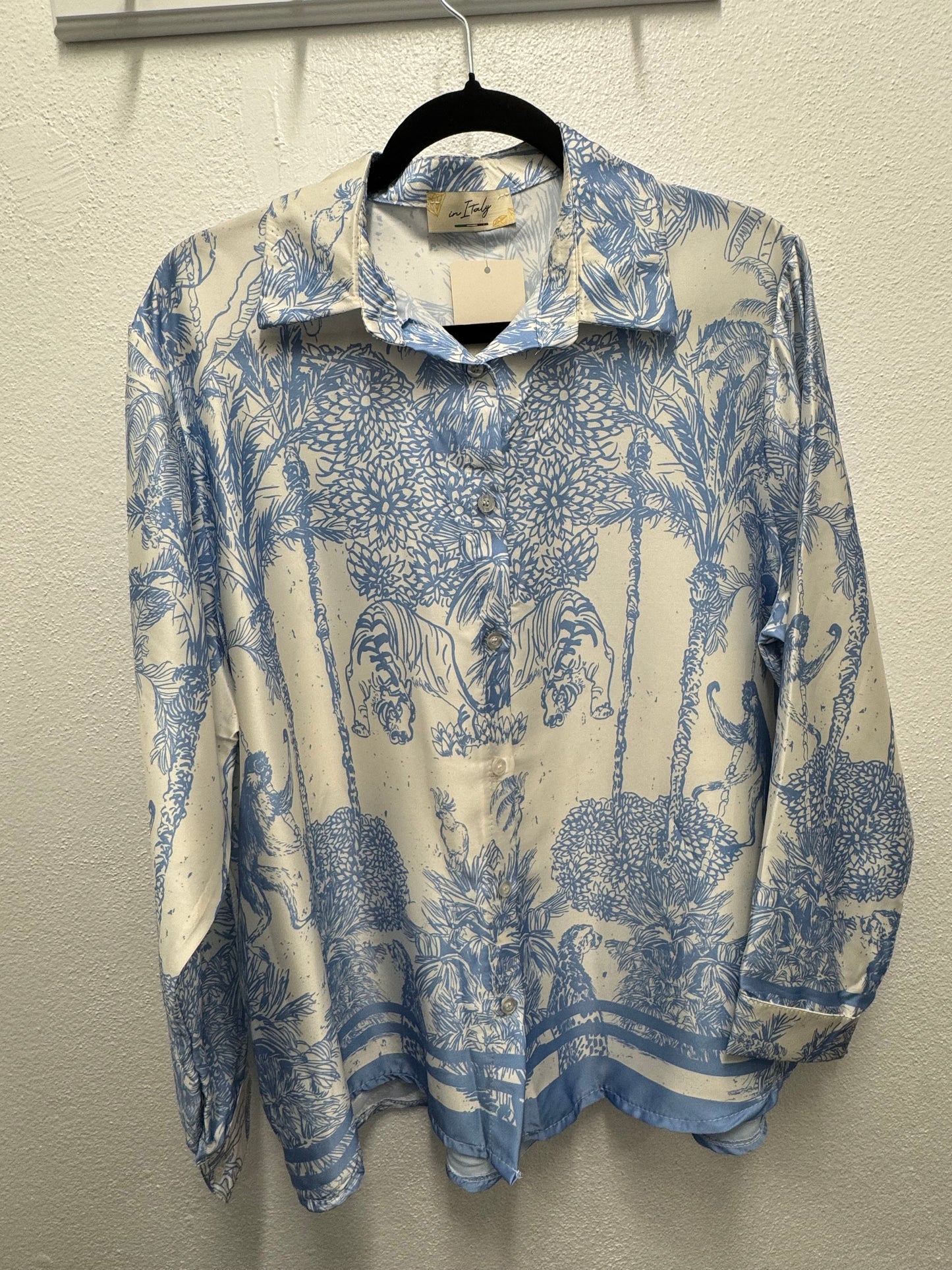 Blue Italian Tropical Set â€“ Luxury Inspired