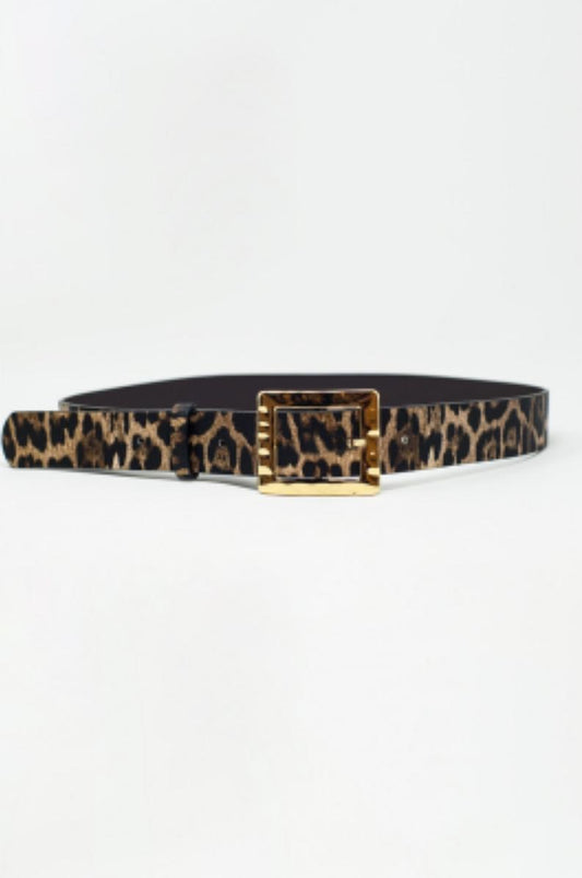 Animal Print Belt