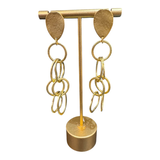Turkish Earrings Gold Tone